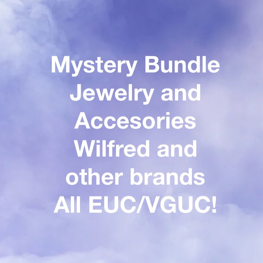 Mystery Bundle of six accessories and jewelry including from Aritzia Wilfred EUC - Picture 1 of 1